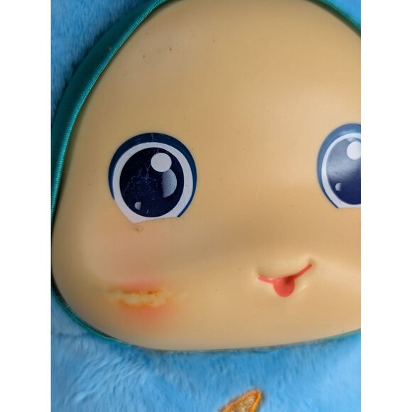 Playskool 2017 Gloworm Plush Light-Up Toy Blue Green Doll Baby UNTESTED - Picture 2 of 5
